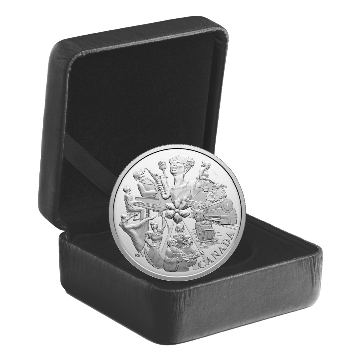 Kanada: Zum Gedenken an die schwarze Geschichte - Hogan's Alley $20 Silber 2025 Proof Münze