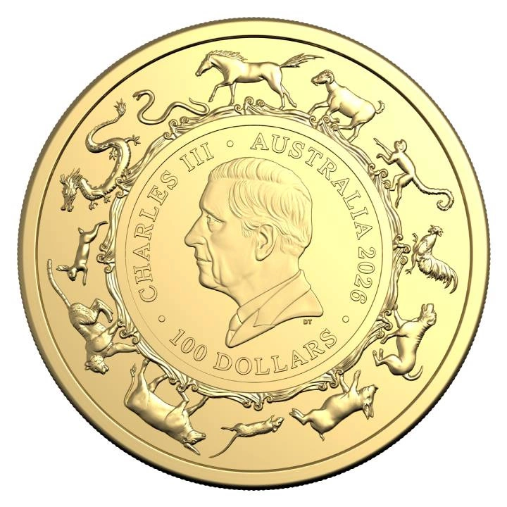 RAM: Lunar Jahr des Pferdes 1 Unze Gold 2026