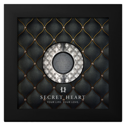 Cook Islands: Secret Heart 1 uncja Srebra 2023 Ultra High Relief Antiqued Coin