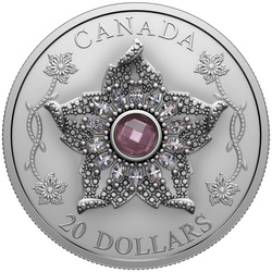 Canada: Williamson Diamond Brooch $20 Silber 2025 Matte Proof
