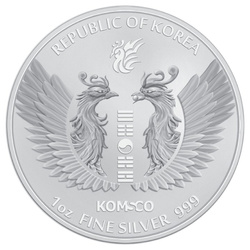 Fénix de Corea 1 oz Plata 2022