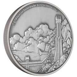 Niue: The Lord of the Rings - Mordor 1 uncja Srebra 2023 Antique Finish