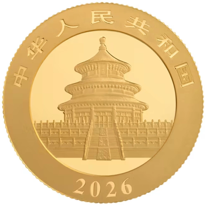 Panda chino 8 gramos Oro 2026