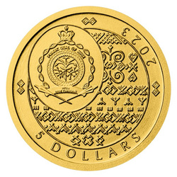 Niue: Slovakia Eagle 1/25 oz Gold 2023