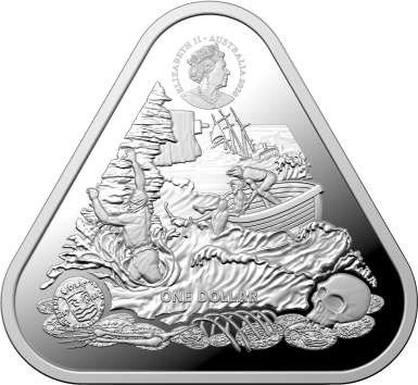 Treasure Shipwrecks: Zuytdorp 1 oz Silver 2020