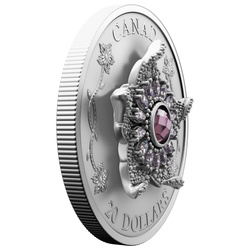 Canada: Williamson Diamond Brooch $20 Silber 2025 Matte Proof