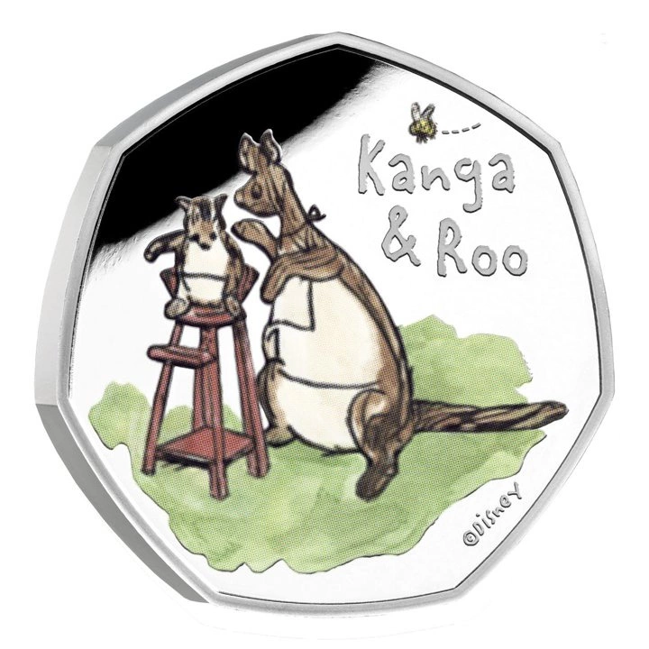 Medvídek Pú - Klokanice a Malý barevné stříbro 2022 Proof