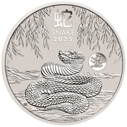 Perth Mint: Lunar III - Year of the Snake 1 oz Silver 2025 Dragon Privy Mark