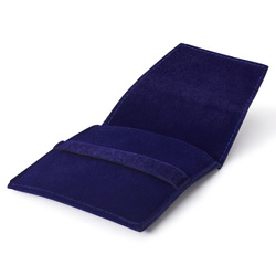 Leuchtturm - Kapsa na mince Premium na jednu minci s kapslí nebo bez kapsle do 50 mm, modrá