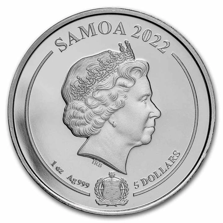 Samoa: Looney Tunes - Bugs Bunny 1 oz Silber 2022