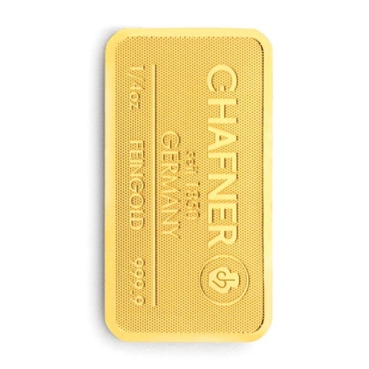 C Hafner 1/4 oz Gold Bar