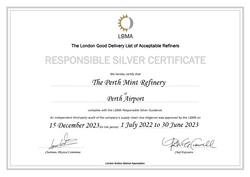 Sztabka The Perth Mint: Lunar - Rok Węża 1 uncja Srebra LBMA GD Refiner