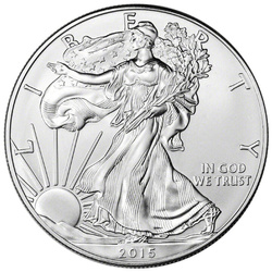 Amerykański Orzeł 1 uncja Srebra 2015 PCGS MS69