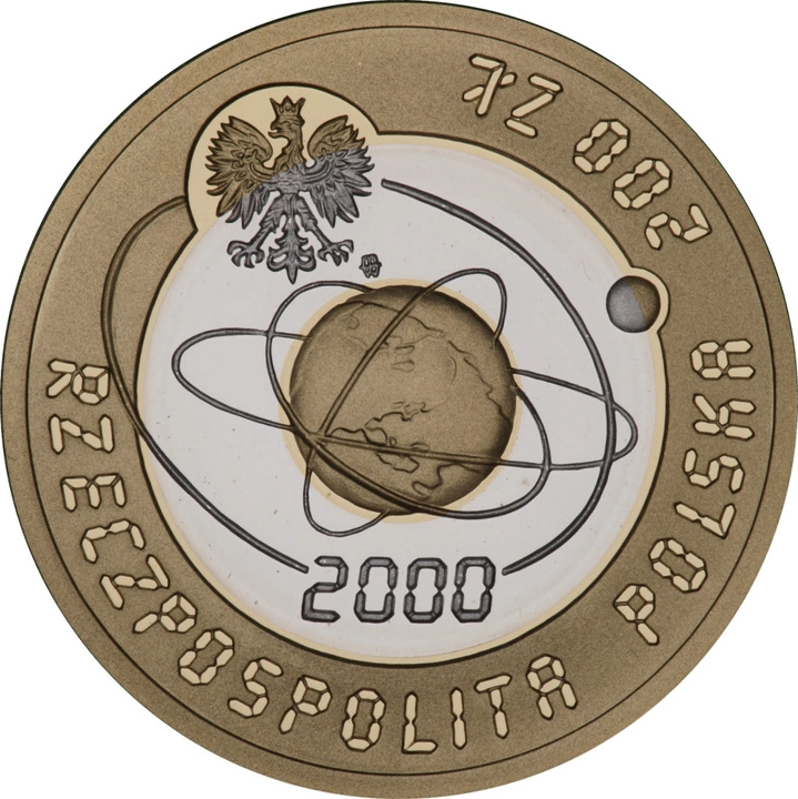 Rok 2000 – Přelom tisíciletí 200 zł zlato 2000 Proof
