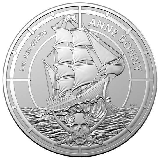 Pirate Queens: Anne Bonny 1 oz Silber 2021