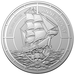 Reinas Piratas: Anne Bonny 1 oz Plata 2021