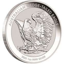 Moneda australiana Wedge-Tailed Eagle 1 oz Plata 2025