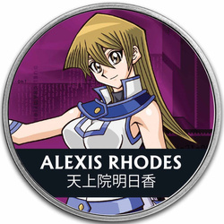Niue: Yu-Gi-Oh! Alexis Rhodes coloured 1 oz Silver 2024 Slab