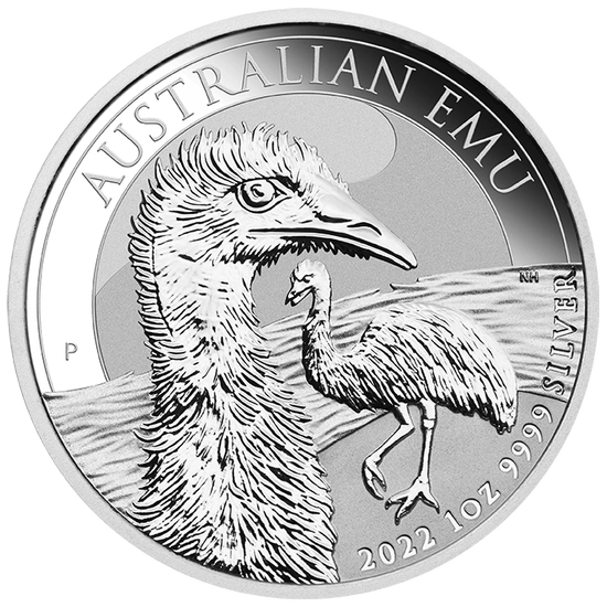 Australian Emu 1 oz Silver 2022 MS 70 NGC First Day of Issue