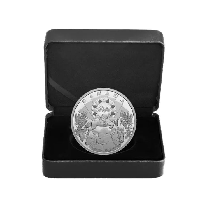 Canadá: Moments to Hold - 100th Anniversary Royal Agricultural Winter Fair 2 ounces Silver 2022 Proof