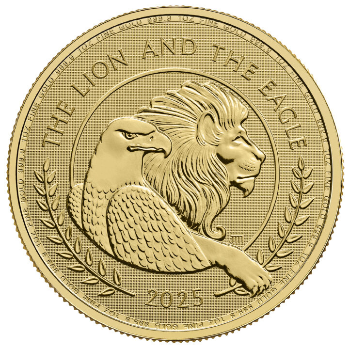 The Lion and The Eagle 1 oz Gold 2025