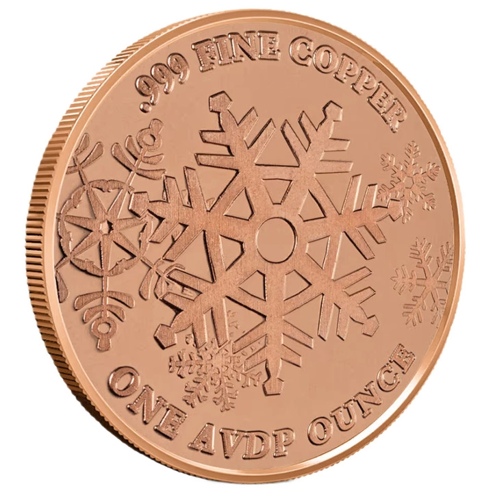 Weihnachtsornamente – 1 Unze Kupfer