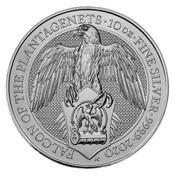 Královniny bestie: Sokół Plantagenetów 10 uncí stříbra 2020 BALÍČEK 15 KS