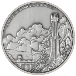 Niue: The Lord of the Rings - Mordor 3 oz Silber 2023 Antique Finish