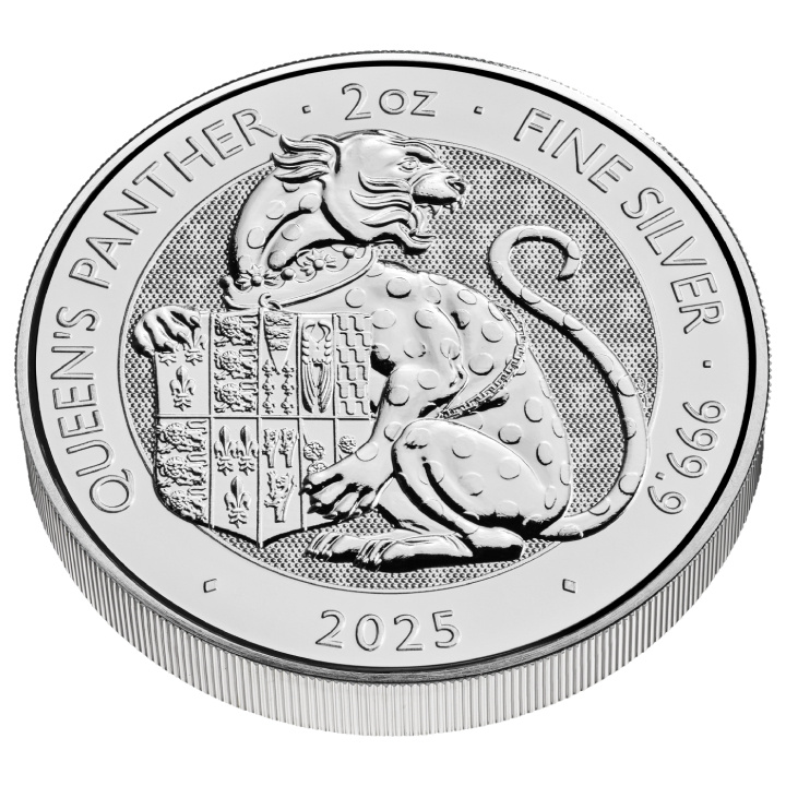 The Royal Tudor Beasts: The Queen's Panther 2 oz Silber 2025