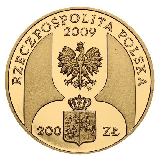 180 let centrálního bankovnictví v Polsku 200 PLN 2009 Proof
