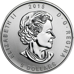 Frailecillo de Virginia 1 oz Plata 2015 (Milk spot)