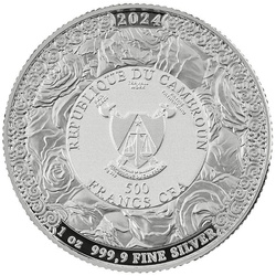 Cameroon: The Witcher Book Series - Blood of Elves 1 oz Silver 2024