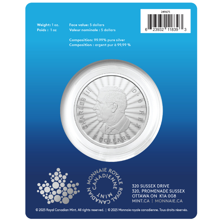 Canada: The Majestic Polar Bear 1 oz Silber 2025 Coin