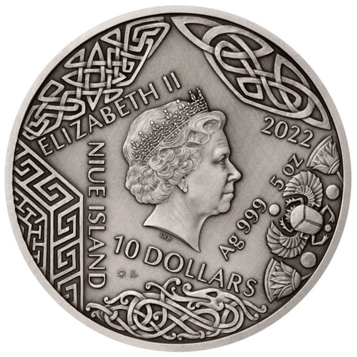 Niue: Universal Gods - Dagda 5 oz Silber 2022