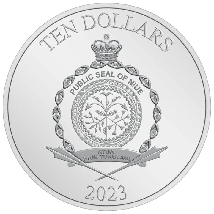 Niue: Disney Mickey & Friends -The Sensational Six coloured 3 oz Silber 2023 Proof