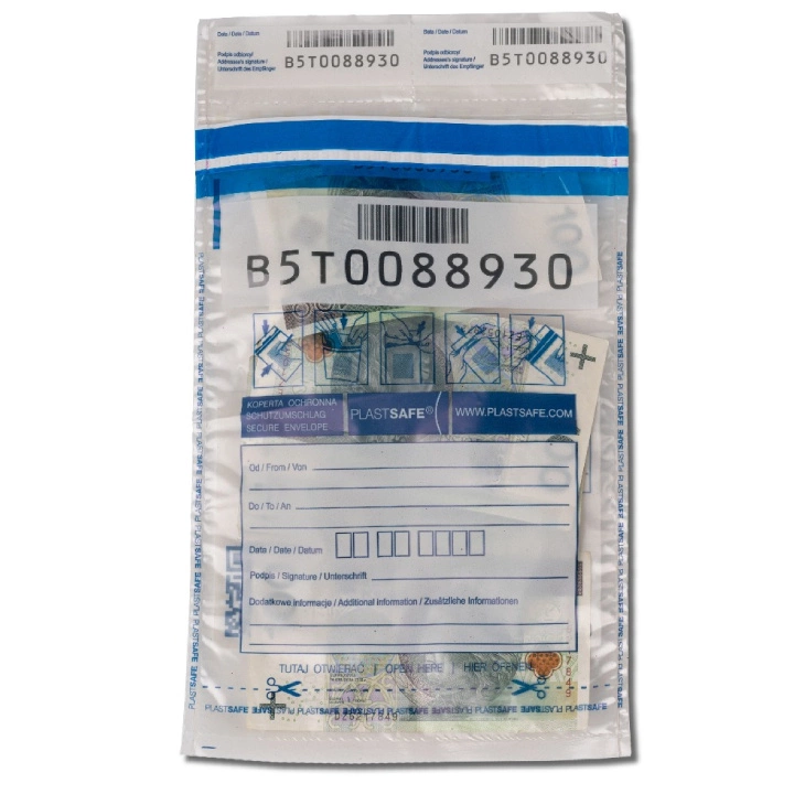 Bank security envelope B5 180x260 mm 10 pcs