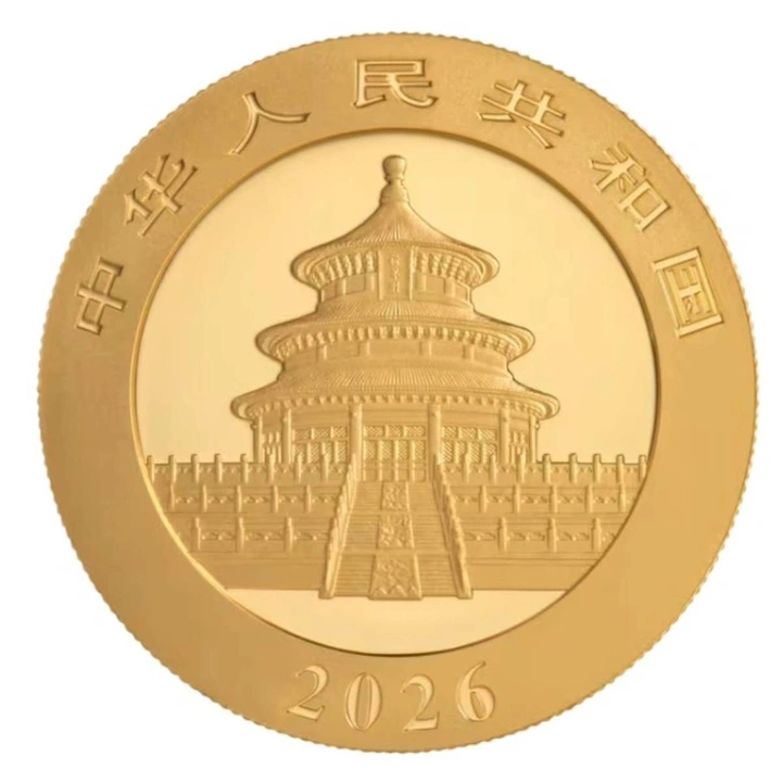 30g China Panda Goldmünze 2026