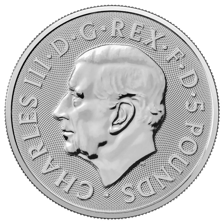 The Royal Tudor Beasts: Queen's Lion 2 unce Stříbra 2026