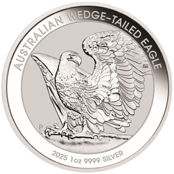 Moneda australiana Wedge-Tailed Eagle 1 oz Plata 2025