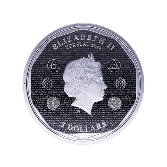 Tokelau: Vivat Humanitas 1 oz Plata 2022 Proof