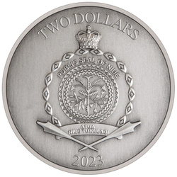 Niue: The Lord of the Rings - Mordor 3 oz Silber 2023 Antique Finish