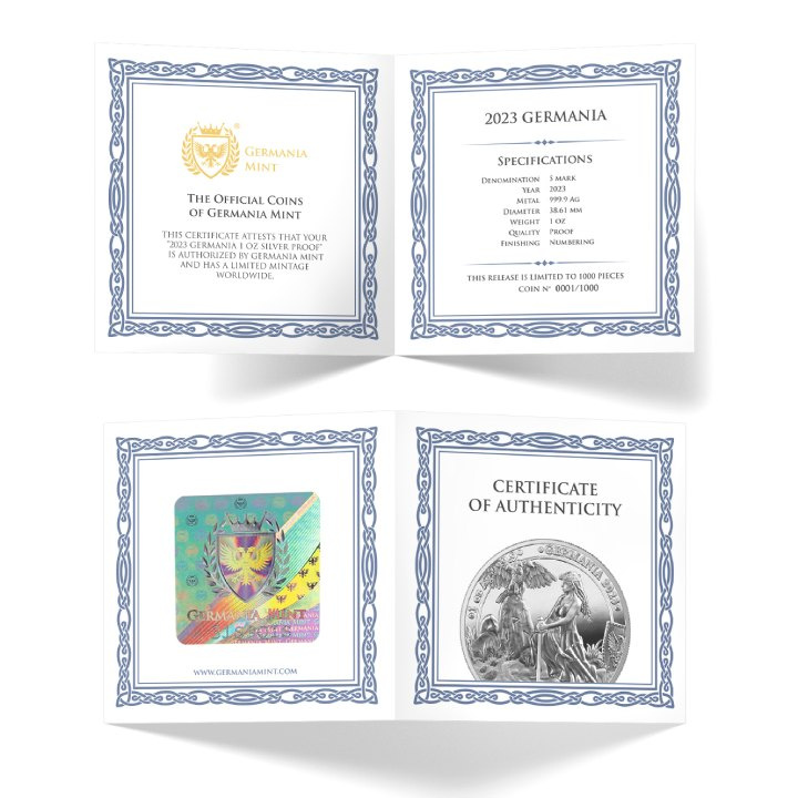 Germania 1 oz Silver 2023 Proof