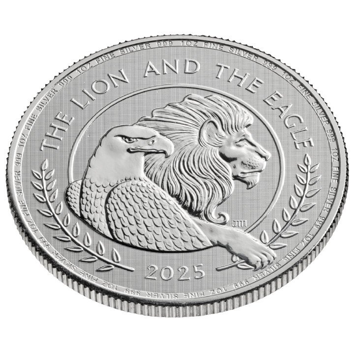The Lion and The Eagle 1 oz Silber 2025