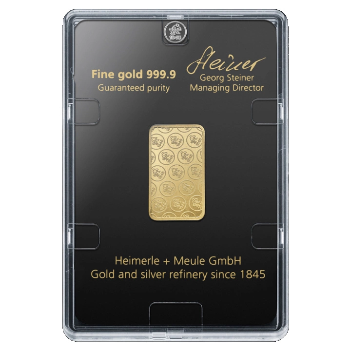 10 g Heimerle Meule Gold Bar