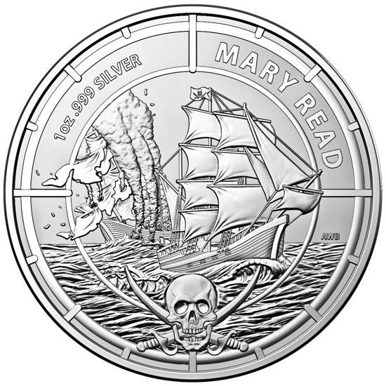 Pirate Queens: Mary Read 1 oz Silver 2022