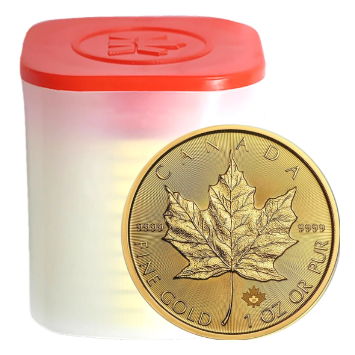 Hoja de arce canadiense de 1 onza de oro 2026
