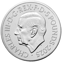 Die königlichen Tudor-Bestien: Der Windhund von Richmond £5 Kupfernickel 2025