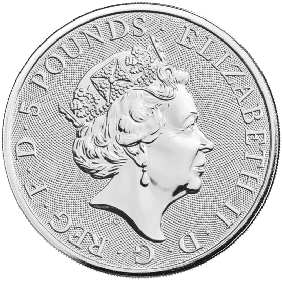 Bestias de la Reina Richmond Carta Blanca 2 oz Plata 2021