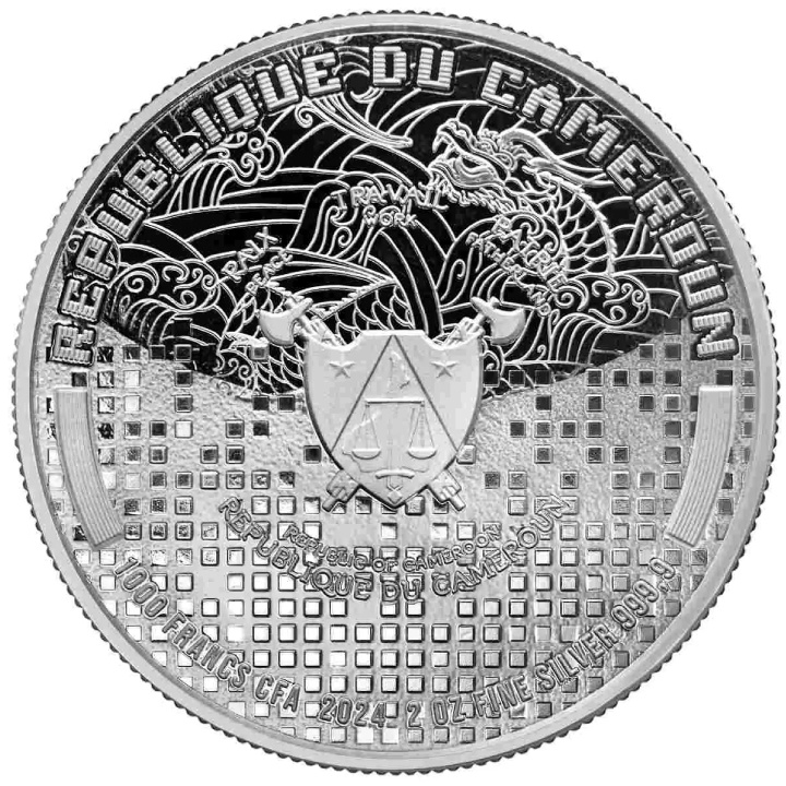 Cameroon: The Punk Universe - Silkpunk 2 oz Silver 2024 Coin