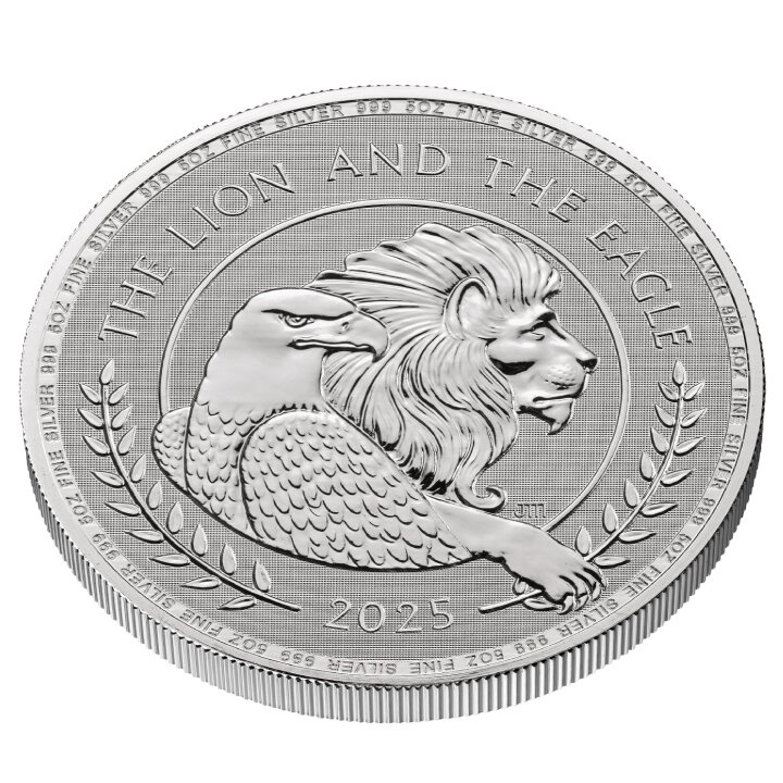 The Lion and The Eagle 5 oz Silver 2025
